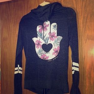 Spiritual gangster hoodie - size small